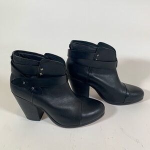 Rag & Bone Heeled Booties in Black